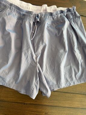Lululemon Iridescent Purple Athletic Shorts – XXL – Shimmer Athleisure Gym Run